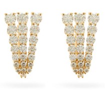 Aria Fan Diamond & 18kt Gold Earrings