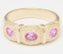 The Window Box Sapphire & 9kt Gold Ring