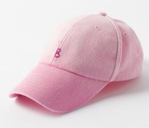 Distressed Logo-embroidered Cotton Baseball Cap