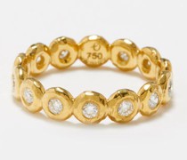 Nesting Gem Diamond & 18kt Gold Ring