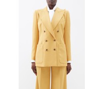 Veste de costume en sergé de laine Bianca