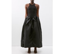 Taffeta-skirt Organic Cotton-blend Dress