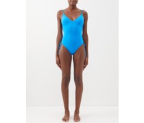 Havana Plunge-neck Swimsuit