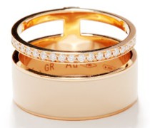 Berbere Diamond & Lacquered 18kt Rose-gold Ring