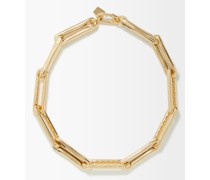 Xl Diamond & 14kt Gold Chain-link Necklace