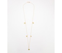 Coin Charm 18kt Gold Necklace