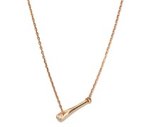 Serti Inversé Diamond & 18kt Rose-gold Necklace