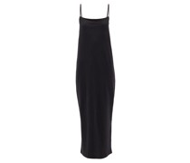 Square-neck Cotton-blend Jersey Slip Dress