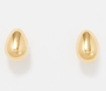 Tiny Egg 18kt Gold-vermeil Earrings