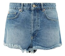 Tahiti Frayed-hem Denim Shorts