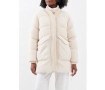 Wynn Teddy-fleece Quilted Coat