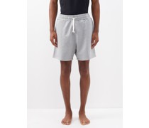 Drawstring-waist Cotton-terry Shorts