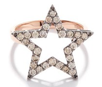 Star Diamond & 18kt Rose-gold Ring