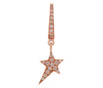 Star-charm 18kt Rose-gold Single Earring