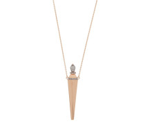 Diamond Pavé & 18kt Rose-gold Amulet Necklace
