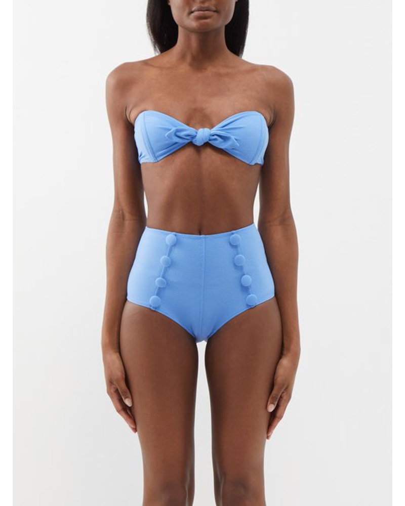 Lisa Marie Fernandez Damen Poppy High-rise Bandeau Bikini