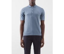 Mr Rochester Knitted-cashmere Polo Shirt