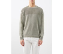 Felix Panelled Linen Sweater