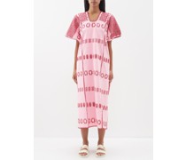 No.172 Embroidered Cotton Kaftan Dress