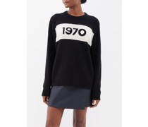 1970-intarsia Merino Crew-neck Sweater