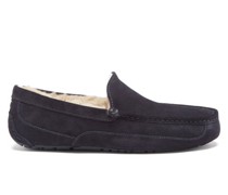 Ascot Wool-lined Suede Slippers