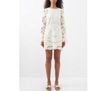 Lysa Cotton-lace Mini Dress