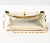 Waverley Metallic-leather Handbag