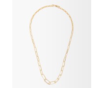 Diamond & 18kt Gold Cable-chain Necklace