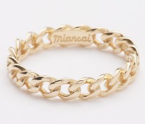 Cuban Link 14kt Gold Ring