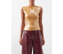 Tania Sequinned Tank Top
