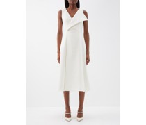 Bibba Textured-crepe Midi Dress