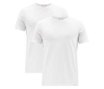Pack Of Two Cotton-blend Jersey T-shirts
