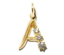 Diamond & 18kt Gold Initial Charm (a-m)