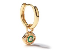 Evil Eye Diamond & 14kt Gold Single Earring