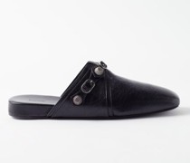Cosy Cagole Backless Leather Loafers