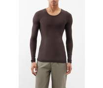Mark Ribbed-jersey Long-sleeved T-shirt