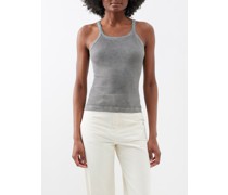 Ribbed Cotton-jersey Tank Top