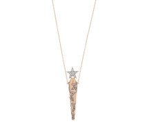 Star Diamond & 18kt Rose-gold Amulet Necklace