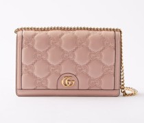 Gg-embossed Matelassé-leather Wallet Bag