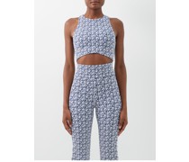 Oceania Zen Bouclé Cropped Tank Top