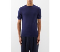 Mr Charles Silk-blend T-shirt