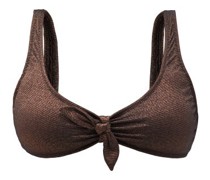 Solta Bow-embellished Bikini Top