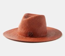 Monogram-logo Straw Hat