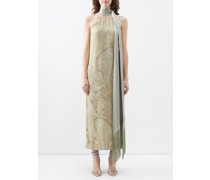 Kempner Scarf Printed Dress