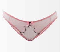 Lorna Embroidered Tulle Briefs