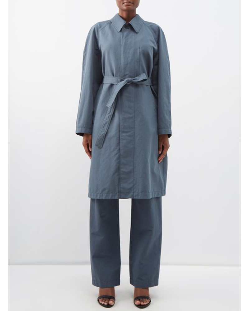 Christophe Lemaire Damen Belted Linen-blend Coat