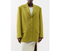 Juylie Single-breasted Twill Tailored Jacket