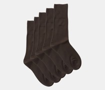 Pack Of Five Bamboo-blend Socks