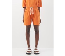 Yacht Brushed-back Cotton Shorts