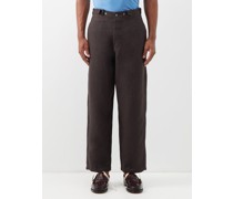Pat-a-cake Cotton-canvas Trousers